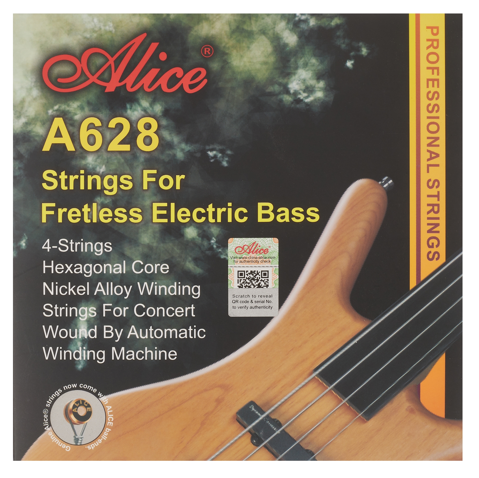 ALICE A628 Flatwound Bass Strings