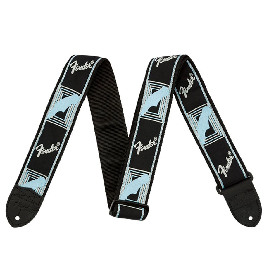 Fender Monogramm Strap BLK/GRE/BLU