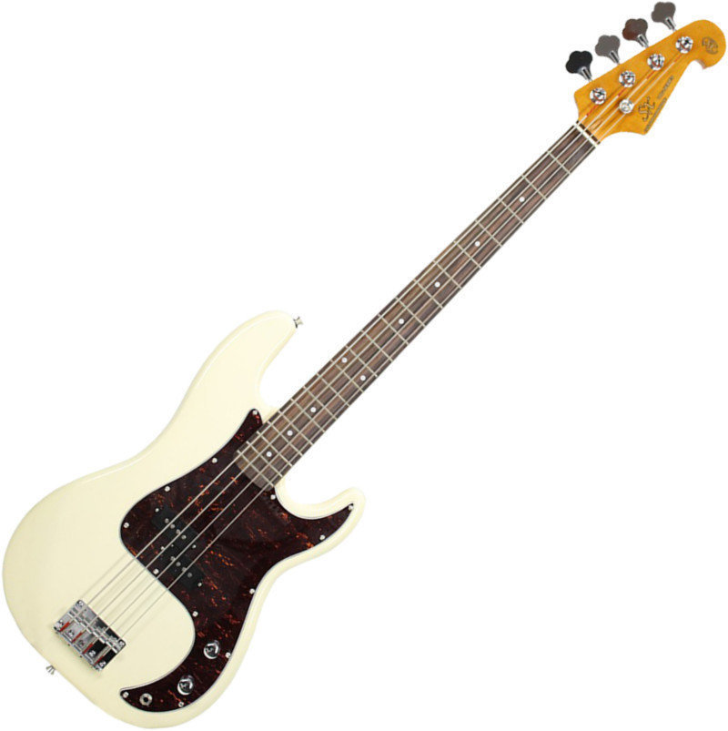 SX SPB62 Vintage White Elektrická baskytara