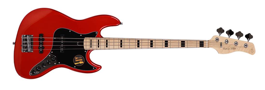 Sire Marcus Miller V7 Vintage Alder-4 2nd Gen Bright Metallic Red Elektrická baskytara