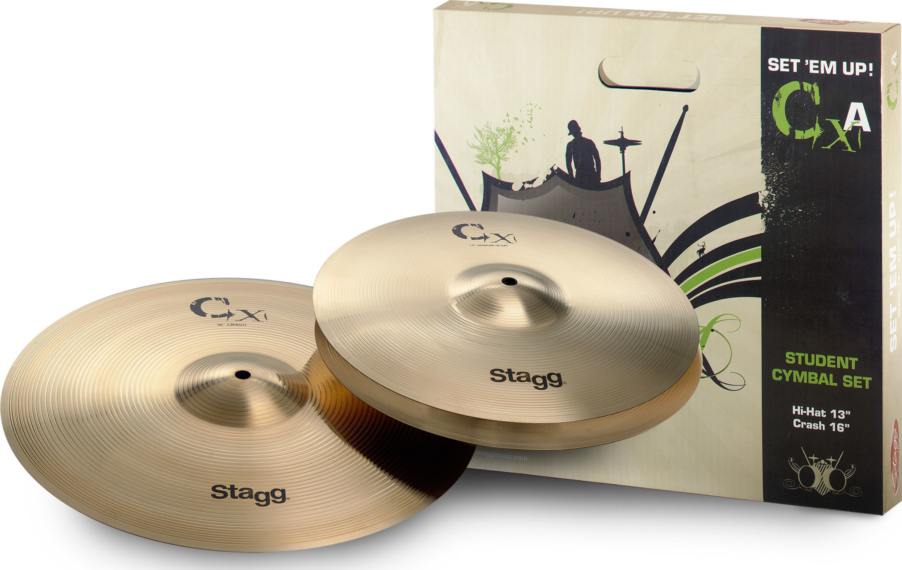 Stagg CXA SET, sada činelů
