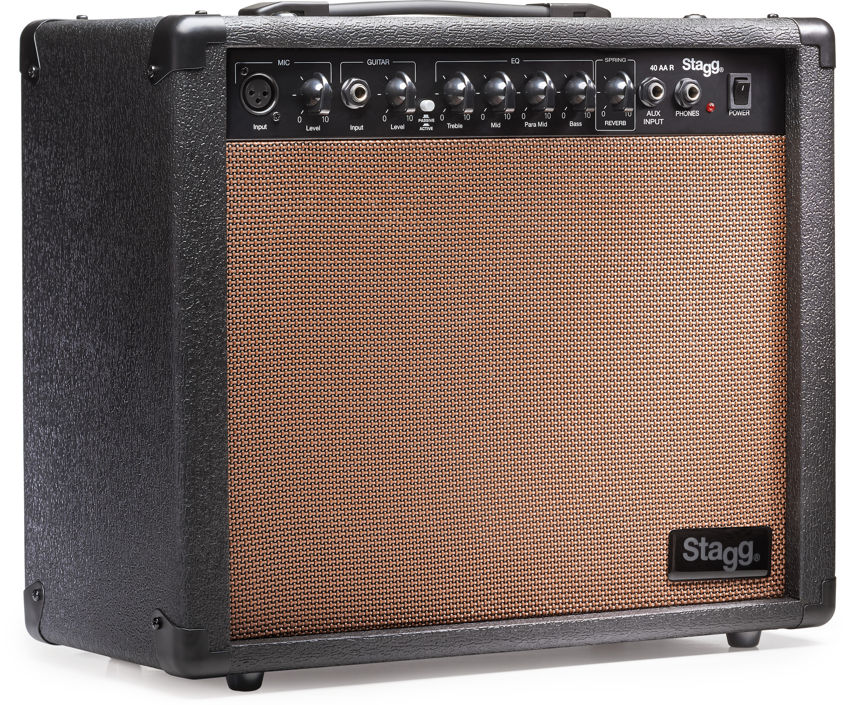 Stagg 40 AA R, kombo pro elektroakustickou kytaru, 40W
