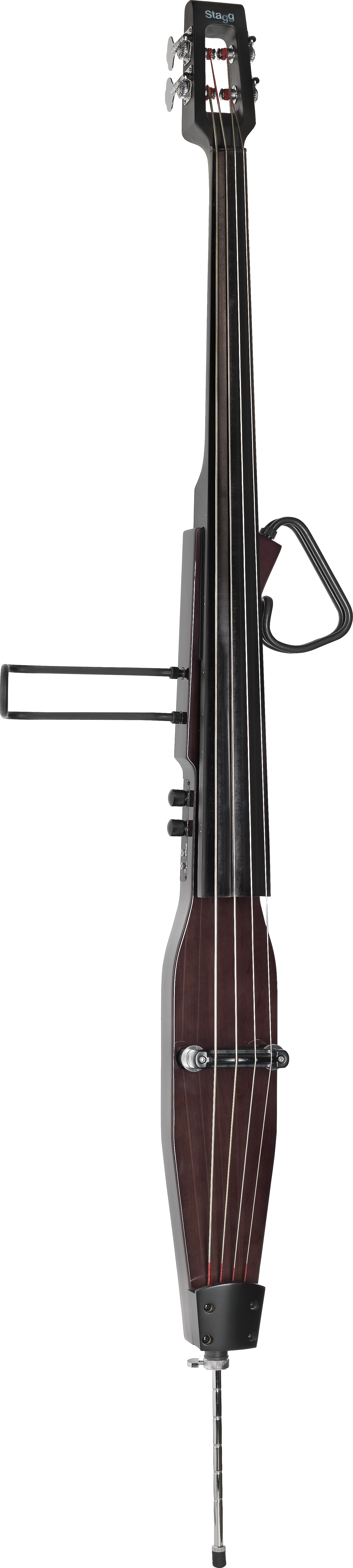 Stagg EDB-3/4 DBR, elektrický kontrabas, tmavě hnědý