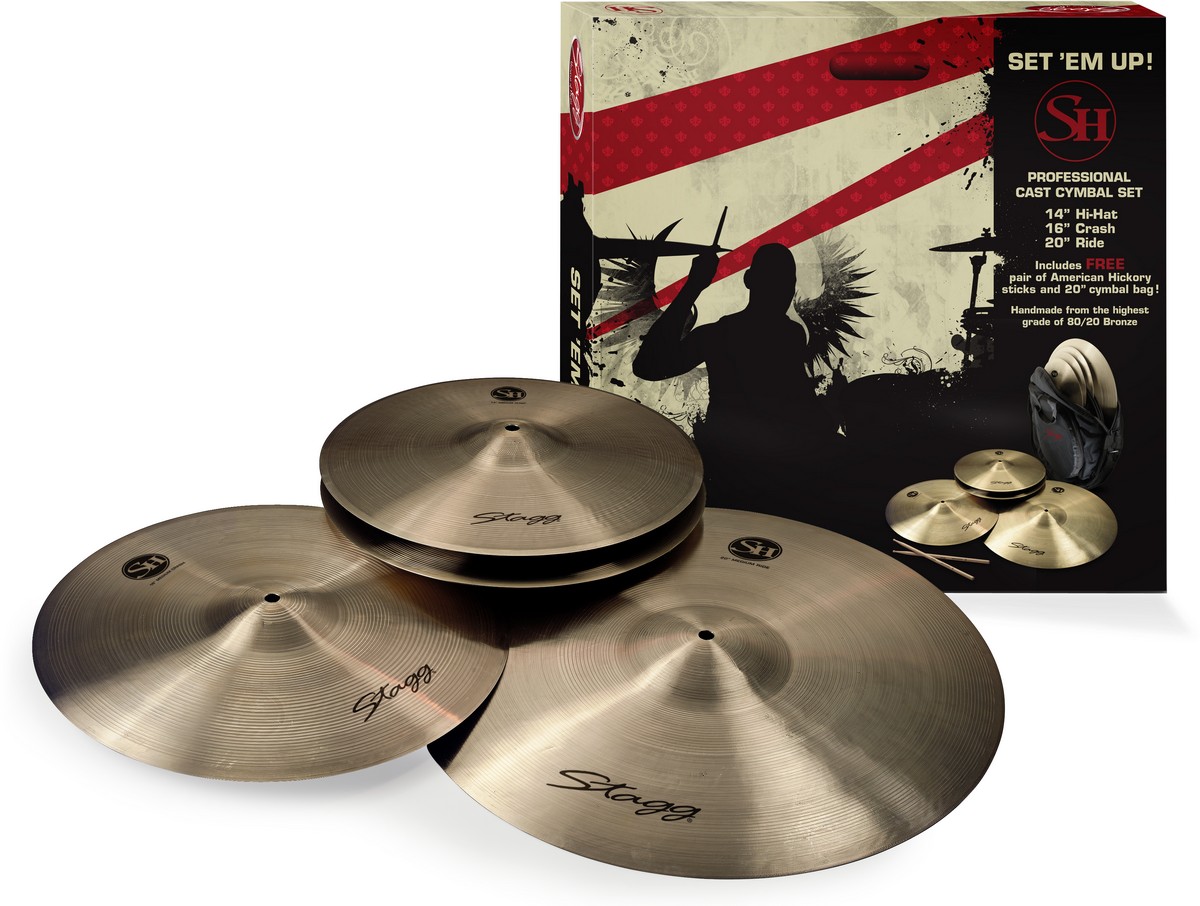 Stagg SH-SET, činelová sada