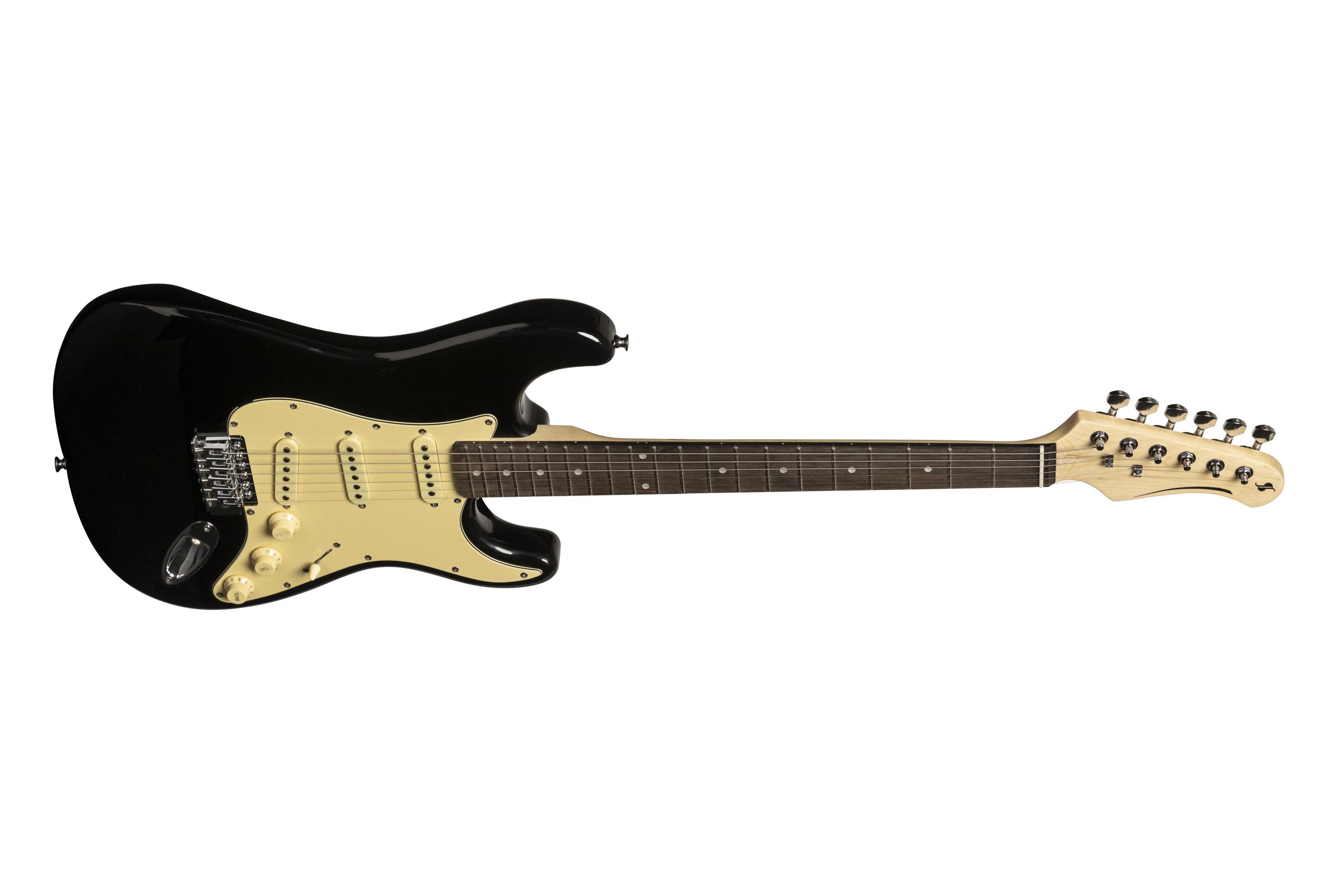 Stagg SES-30 BK, elektrická kytara, černá
