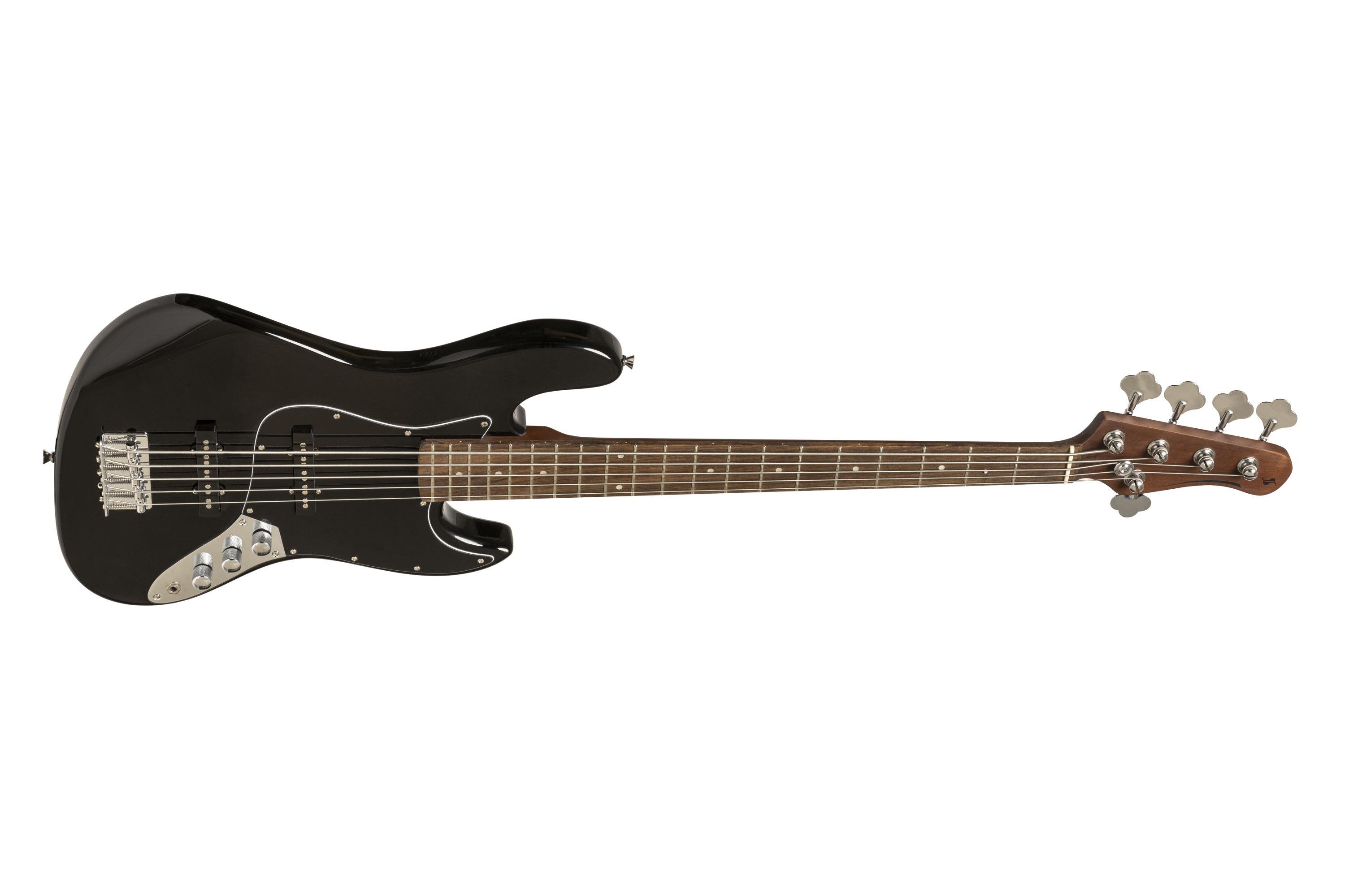 Stagg SBJ-30 BLK 5S, elektrická baskytara pětistrunná, černá