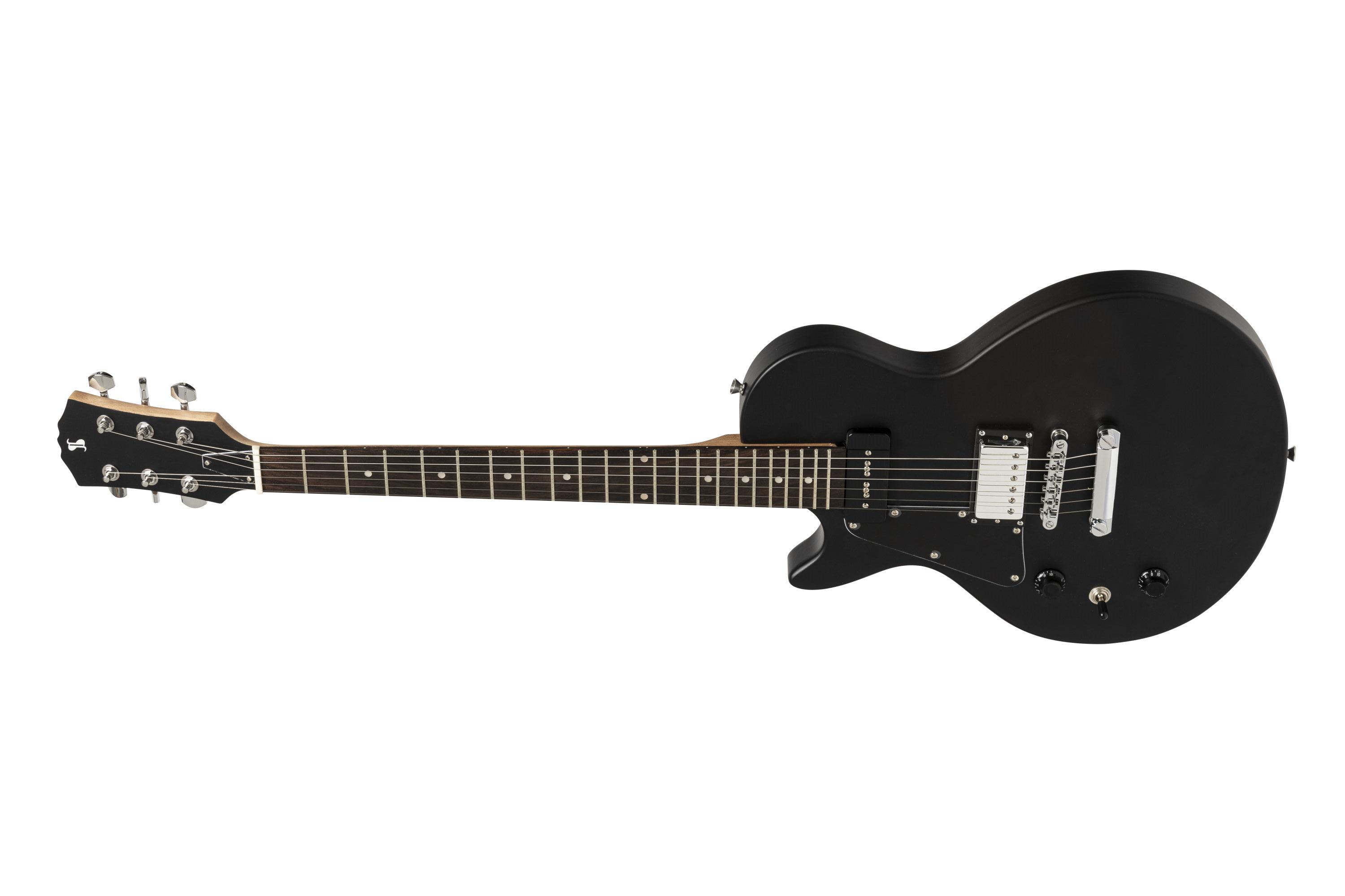Stagg SEL-HB90 BLK LH, elektrická kytara levoruká, černá
