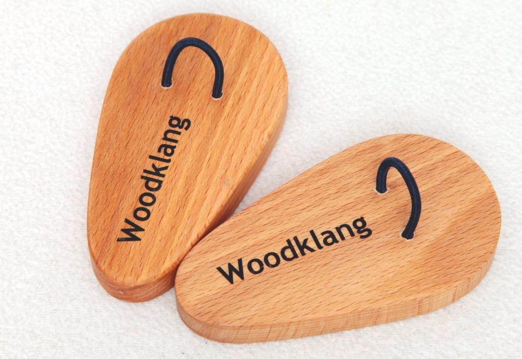 Woodklang ploché kastaněty PE0330N Natural